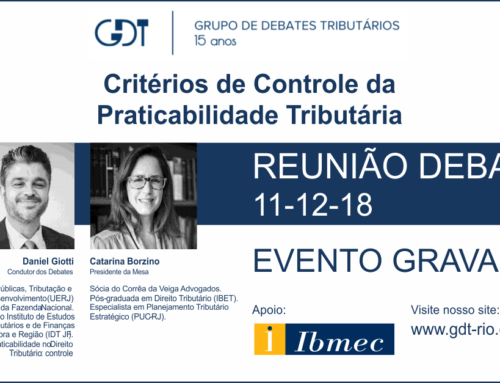 Reunião Debate – Dia 11-12-18